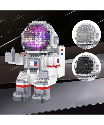 SAJIMEICY New Astronaut Micro Block Model Set Gift for Kids or Adult Mini block Model toy (with Light) $29.68 Toy Building Sets