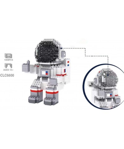 SAJIMEICY New Astronaut Micro Block Model Set Gift for Kids or Adult Mini block Model toy (with Light) $29.68 Toy Building Sets