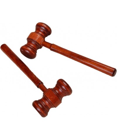 2pcs Wooden Gavel Toy Mini Judge Gavel Cosplay Lawyer Judge Gavel Auction Sale Judge Gavel Justice Costume Accessories Props ...