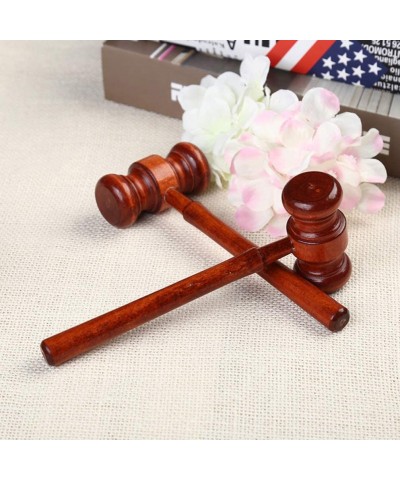 2pcs Wooden Gavel Toy Mini Judge Gavel Cosplay Lawyer Judge Gavel Auction Sale Judge Gavel Justice Costume Accessories Props ...