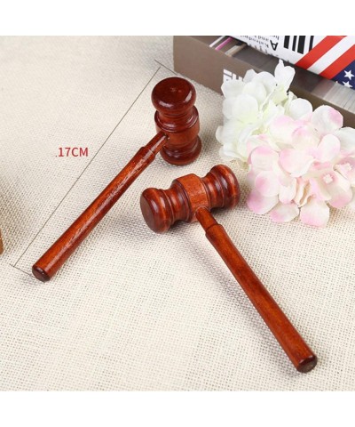 2pcs Wooden Gavel Toy Mini Judge Gavel Cosplay Lawyer Judge Gavel Auction Sale Judge Gavel Justice Costume Accessories Props ...