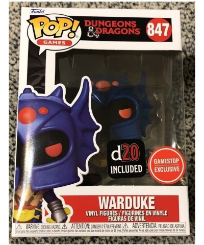 Funko Pop! Dungeons and Dragons Warduke Exclusive Figure with Bundled D20 $39.36 Action Figures