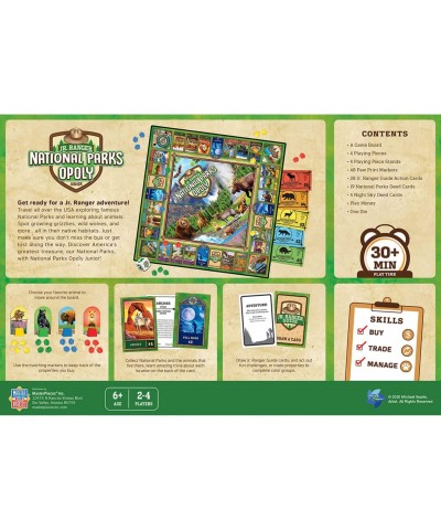 Kids & Family Board Games - Junior Ranger National Parks Opoly Jr. - Officially Licensed Board Games for Kids & Family $44.32...