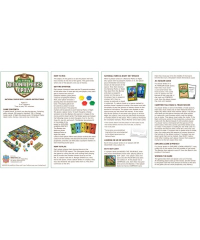 Kids & Family Board Games - Junior Ranger National Parks Opoly Jr. - Officially Licensed Board Games for Kids & Family $44.32...