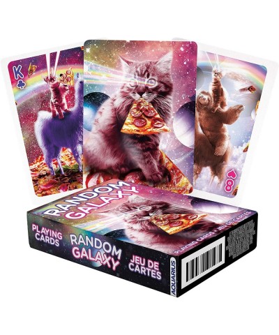 Random Galaxy Playing Cards - Sloths Llamas Cats Lasers & More - Themed Deck of Cards for Your Favorite Card Games - Official...