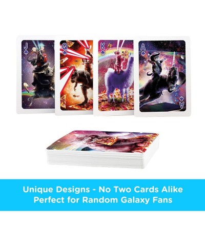 Random Galaxy Playing Cards - Sloths Llamas Cats Lasers & More - Themed Deck of Cards for Your Favorite Card Games - Official...