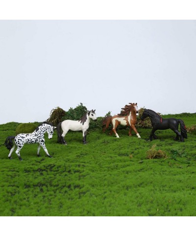 8PCS Big Horse Mare and Stallion Toy Figures Plastic Horse Figurines Horse Animal Toys for Girls and Boys Horse Club Cake Top...