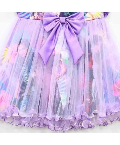 Descendants 3 Costume Birthday Party Supplies Outfits for Girls Princess Dress Up Tulle Mesh Dress $43.49 Kids' Costumes