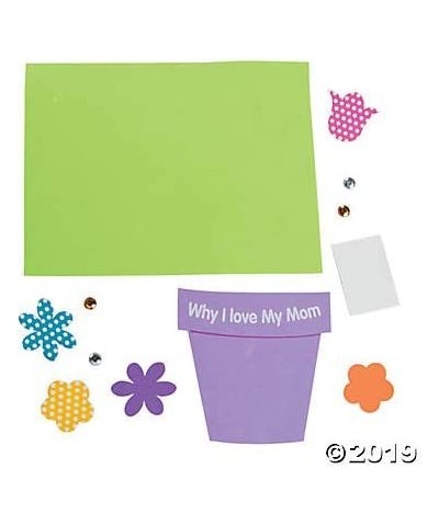 Why I Love My Mother Handprint Craft Kit - Makes 12 - DIY Mother's Day Crafts for Kids $37.19 Craft Kits