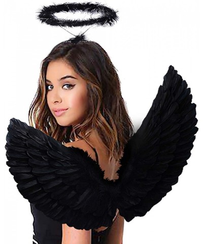 Angel Wings and Halo Adult White Angel Wings for Kids Halloween Christmas $26.43 Kids' Costumes