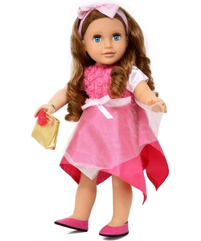 18 Inch Girl Doll Fashion Doll with Fine Hair for Styling Clothes Pink Shoes and Accessories Princess Doll for Girls and Kids...