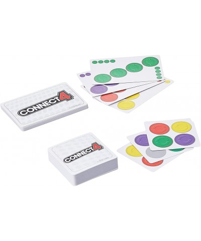 Connect 4 Card Game for Kids Ages 6 and Up 2-4 Players 4-in-A-Row Game $13.59 Card Games