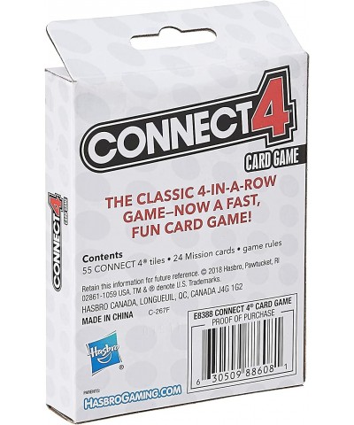 Connect 4 Card Game for Kids Ages 6 and Up 2-4 Players 4-in-A-Row Game $13.59 Card Games