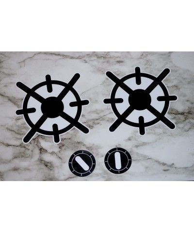 Stovetop Burner Vinyl Dramatic Play Kitchen Decals - Toy Stove Gas Style Pretend Play Cooking Hob (4") $16.97 Toy Kitchen Pro...