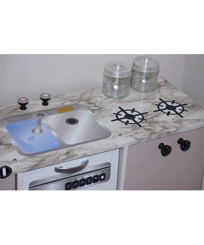 Stovetop Burner Vinyl Dramatic Play Kitchen Decals - Toy Stove Gas Style Pretend Play Cooking Hob (4") $16.97 Toy Kitchen Pro...