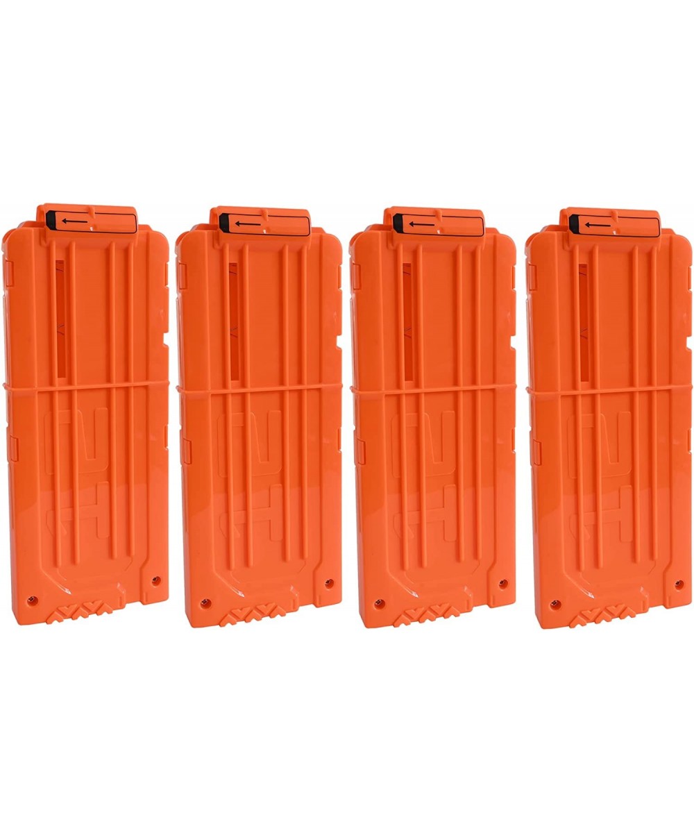 4 Pack 12-Dart Quick Reload Clip Magazine for Nerf N-Strike Elite Series (Orange) $24.17 Toy Foam Blasters & Guns