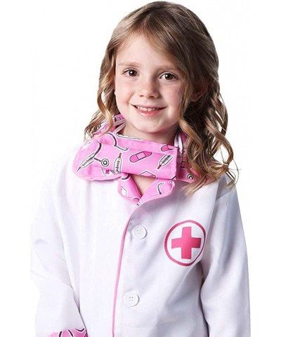 Kids Doctor Coat & Mask for Kids Doctor Costume | Kids Doctor Coat | Pink and White - For Ages 2-10 $30.59 Kids' Costumes