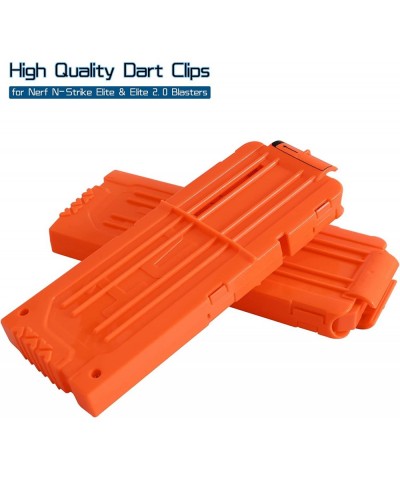 4 Pack 12-Dart Quick Reload Clip Magazine for Nerf N-Strike Elite Series (Orange) $24.17 Toy Foam Blasters & Guns