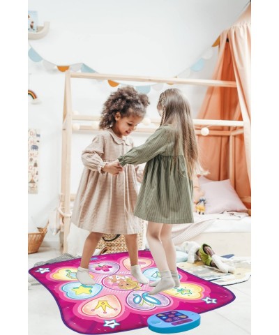 Dance Mat - Dance Mixer Rhythm Step Play Mat - Dance Game Toy Gift for Kids Girls Boys - Dance Pad with LED Lights Adjustable...