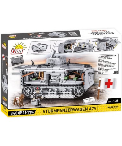 Historical Collection Great War Sturmpanzerwagen A7V Tank $97.35 Toy Building Sets