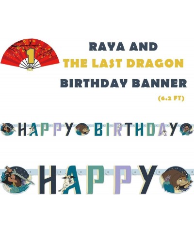 Raya And The Last Dragon Birthday Party Supplies Pack And Favors With Plates Napkins Banner Tablecover Bracelets Paper Fans $...