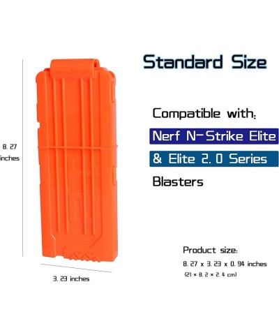 4 Pack 12-Dart Quick Reload Clip Magazine for Nerf N-Strike Elite Series (Orange) $24.17 Toy Foam Blasters & Guns