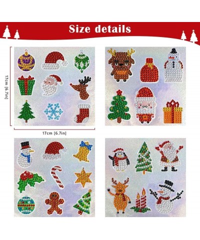 5D DIY Diamond Painting Kit 30 Pieces Christmas Big Diamond Painting Decorations Stickers Sparkling Art for Kids Adults Begin...