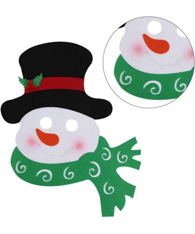 Christmas Snowman Mask Non Woven Christmas Cosplay Costume Party Mask Prank Prop for Christmas Party Supplies $17.97 Kids' Dr...