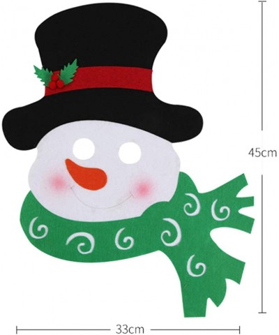 Christmas Snowman Mask Non Woven Christmas Cosplay Costume Party Mask Prank Prop for Christmas Party Supplies $17.97 Kids' Dr...