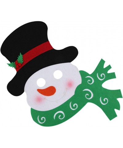 Christmas Snowman Mask Non Woven Christmas Cosplay Costume Party Mask Prank Prop for Christmas Party Supplies $17.97 Kids' Dr...