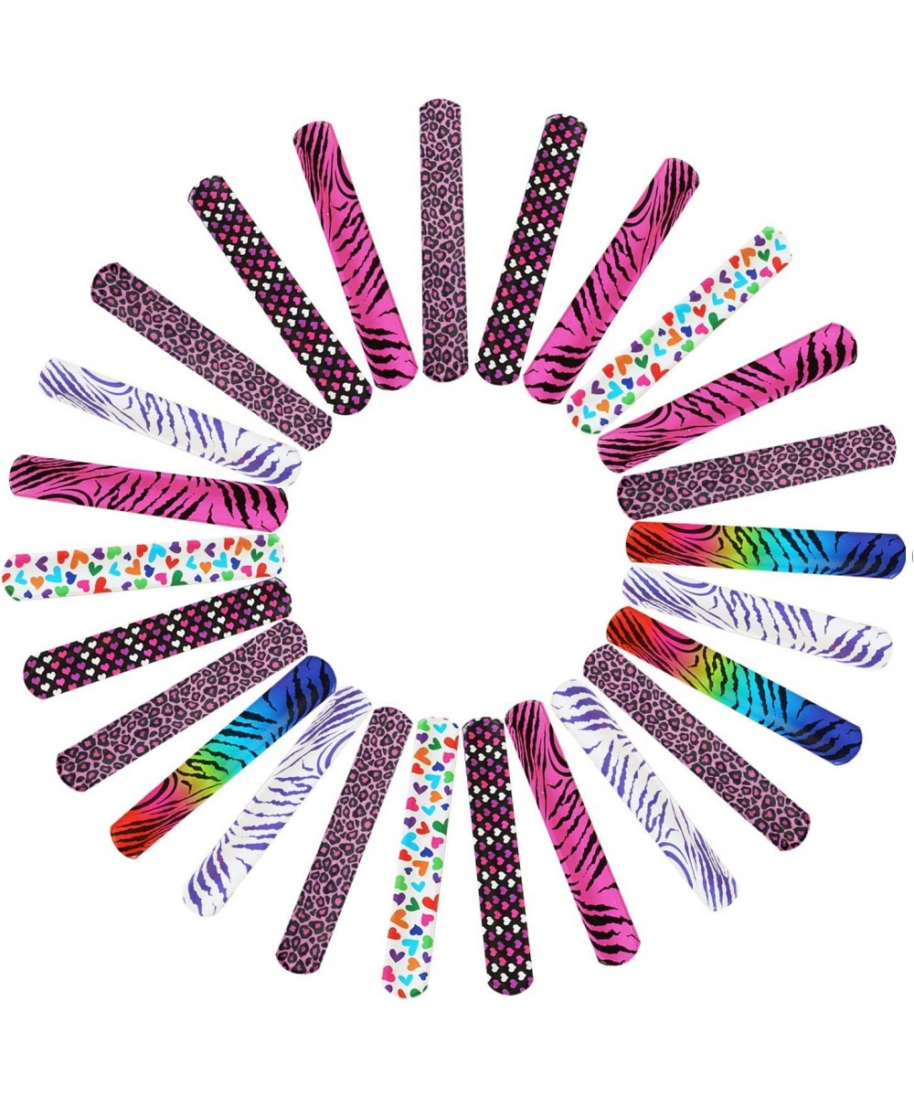 Animal/Heart Print Slap Bracelets Party Wrist Strap for Adult Teens Kids - 9" Assorted Colors (Pack of 25) $16.23 Kids' Dress...