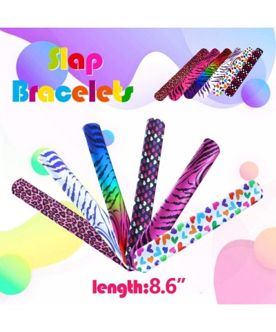 Animal/Heart Print Slap Bracelets Party Wrist Strap for Adult Teens Kids - 9" Assorted Colors (Pack of 25) $16.23 Kids' Dress...