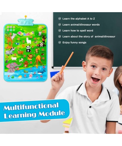 Electronic Interactive-Alphabet-Wall-Chart 2-in-1 Upgraded Sound on Double-Sided ABC Learning Poster for-Toddlers Educational...