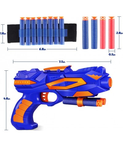 Toy Guns for Boys Dart Gun 2 Pack with 2 Kids Safety Goggles 80 Foam Refill Christmas Birthday Gifts for 5 6 7 8 9+Year Old B...