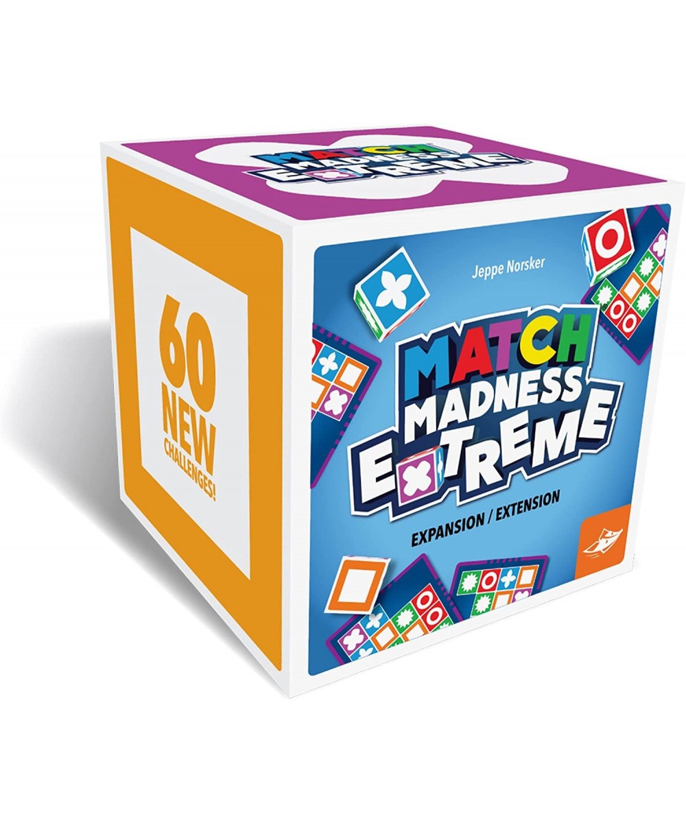 FoxMind Games: Match Madness Extreme Expansion Pattern Matching Puzzle Game 60 New Challenge Cards Fast-Paced Made for up to ...