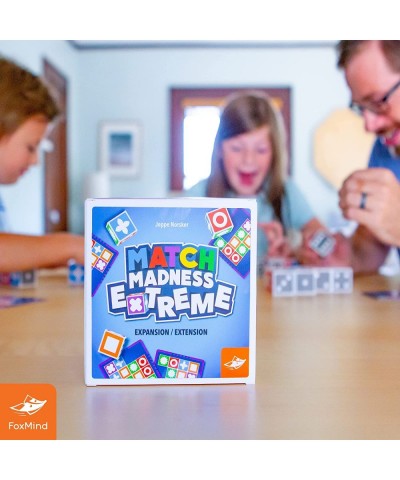 FoxMind Games: Match Madness Extreme Expansion Pattern Matching Puzzle Game 60 New Challenge Cards Fast-Paced Made for up to ...