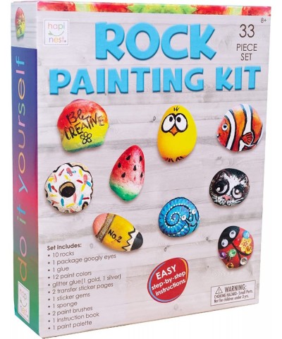 Rock Painting Kit for Kids - Arts and Crafts Gifts for Girls and Boys Ages 8 9 10 11 12 Years Old Tween and Teen $17.82 Craft...