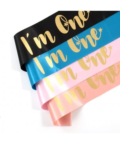 I am One Sash First Birthday Party Decoration Party Favors Gifts Blue $14.82 Kids' Party Favor Sets