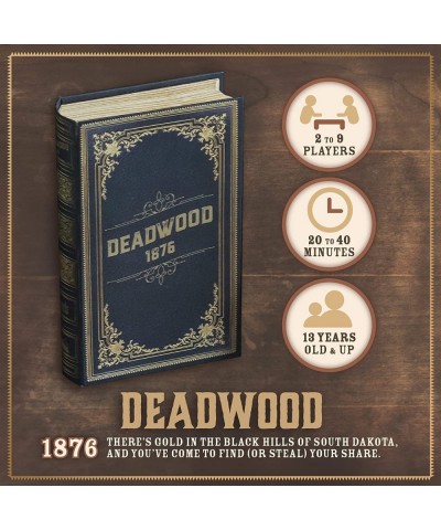 Deadwood 1876 Card Game of Strategy Deceit and Luck for 2-9 Players $43.88 Card Games