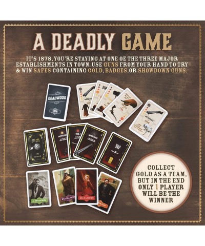 Deadwood 1876 Card Game of Strategy Deceit and Luck for 2-9 Players $43.88 Card Games