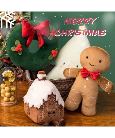 Christmas Plush Toys Cute Stuffed Animals for Girls Christmas Plush Pillow Soft Throw Pillows Sofa Cushion Christmas Party De...