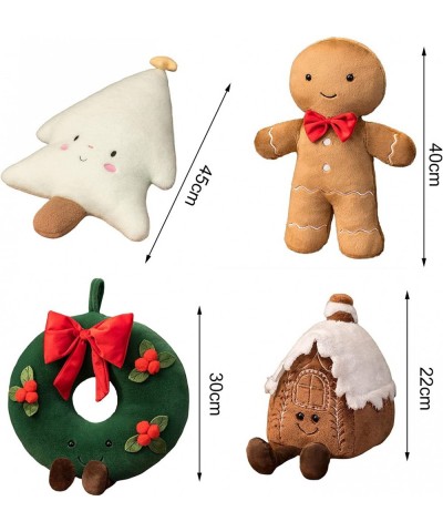 Christmas Plush Toys Cute Stuffed Animals for Girls Christmas Plush Pillow Soft Throw Pillows Sofa Cushion Christmas Party De...