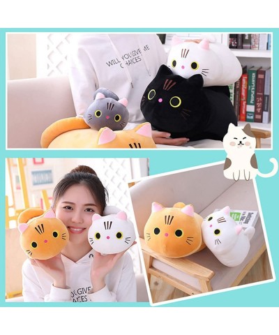 Cat Plushie Stuffed Animal Toy Pillow Cat Plush Toy Pillow Cat Squishmallow Anime Plushies Gifts for Boys and Girls (Medium B...