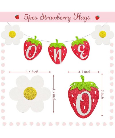 Strawberry Party Decorations Strawberry Birthday Decorations 1st Strawberry One Letter Sign Wooden Table Centerpieces Sweet O...