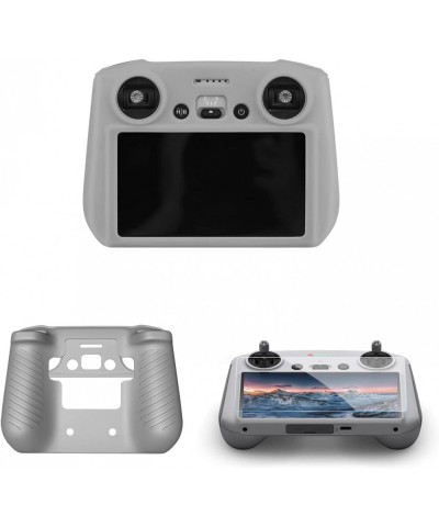 Mini 3 Pro RC Remote Controller Protective Silicone Case Cover with HD Tempered Glass Screen Protector for DJI Mini 3 Pro Dro...