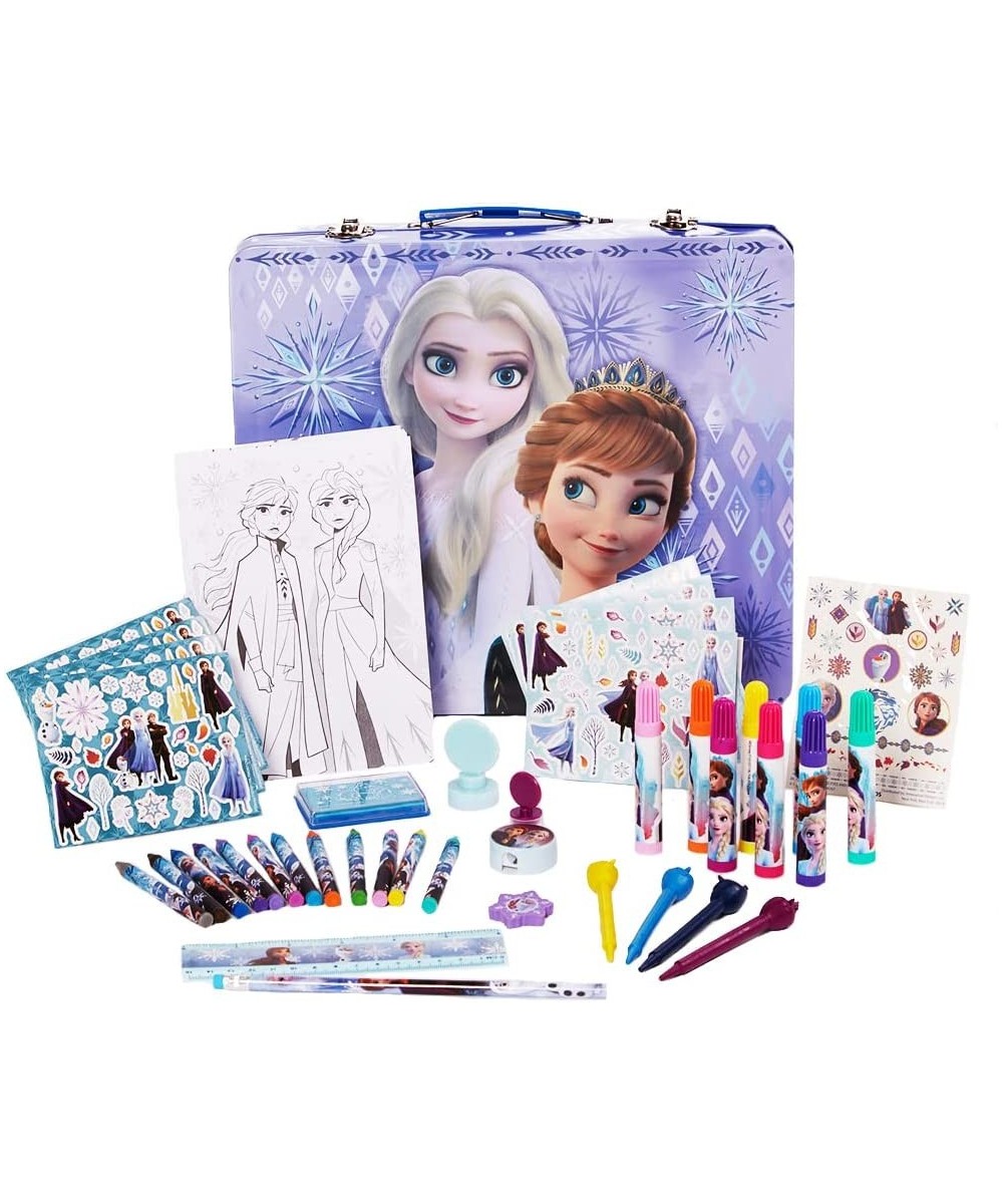 Disney Frozen 2 Kids Deluxe Activity Set with Carrying Tin Coloring Sheets Tattoos Stickers & Art Supplies $39.31 Kids' Stickers