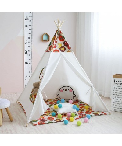 Indoor Children Play Tents for Toddlers 3-6 Years Old Play Tents with Wooden Frame for Boys and Girls Princess Teepee Tents f...