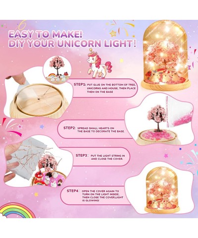 Unicorns Gifts for 4-9 Year Old Girls Make Your Own Night Light Unicorn Craft Kit Kids 5 to 10 Girl Gifts Kawaii Birthday Gif...