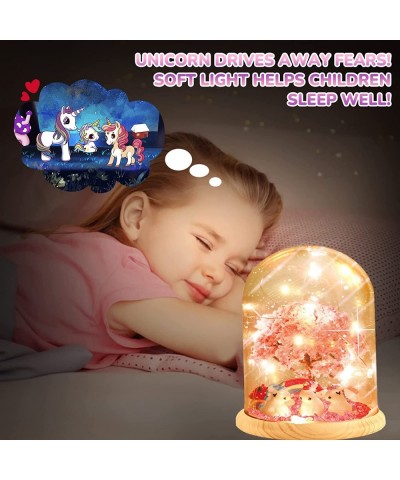 Unicorns Gifts for 4-9 Year Old Girls Make Your Own Night Light Unicorn Craft Kit Kids 5 to 10 Girl Gifts Kawaii Birthday Gif...