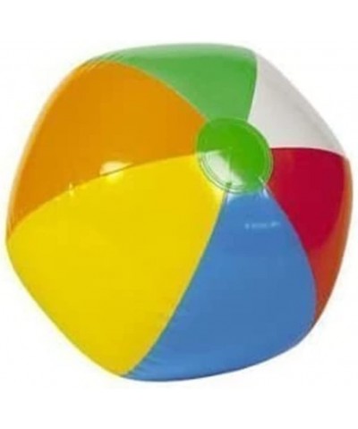 24 Mini BEACH BALLS/6-Panel Traditional Style Rainbow 6" BEACHBALLS/Pool Party FAVORS/WEDDING/Decorations/LUAU/2 DOZEN $28.06...